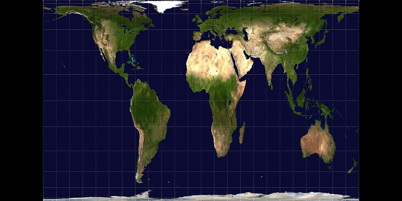 The Gall-Peters projection shows all landmasses at their true relative sizes, making it the leading alternative to Mercator in educational settings